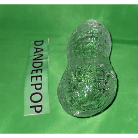 Vintage 3D Crystal Covered Peanut Container Serenade Candy Dish Godinger - Picture 3 of 5